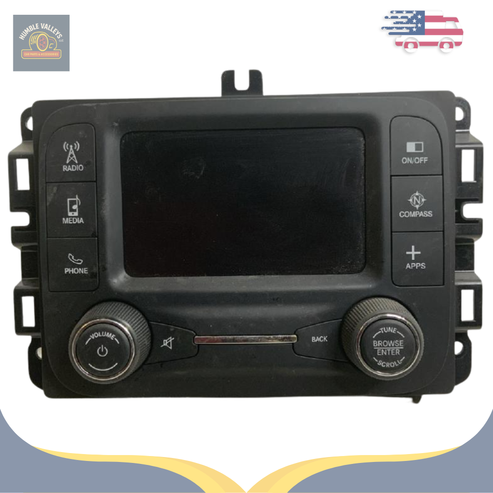 2015–2017 Jeep Renegade AM FM Radio Receiver With Display Screen OEM — view 1