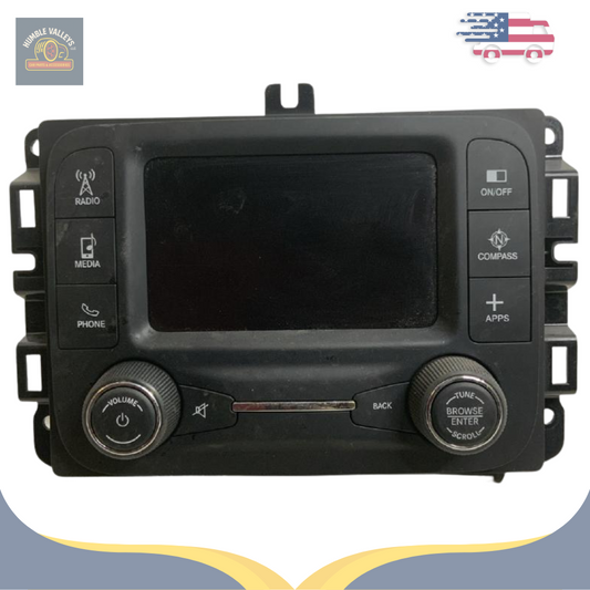 2015–2017 Jeep Renegade AM FM Radio Receiver With Display Screen OEM — view 1