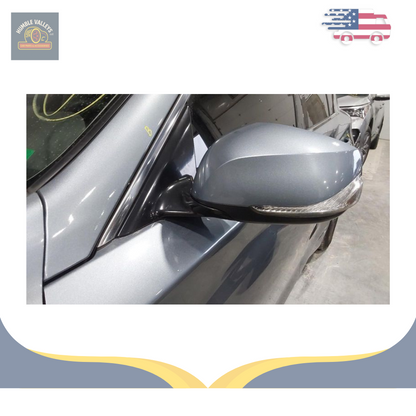 2014–2021 Infiniti Q50 Left Driver Side View Door Mirror Power Gray OEM LH — view 1