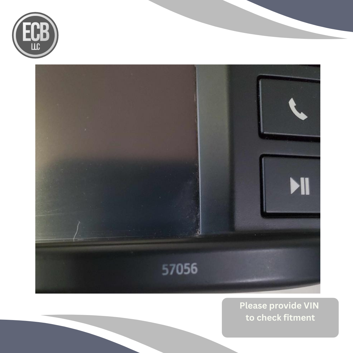2013 Toyota Corolla Radio Audio Receiver with Display Screen OEM — view 2