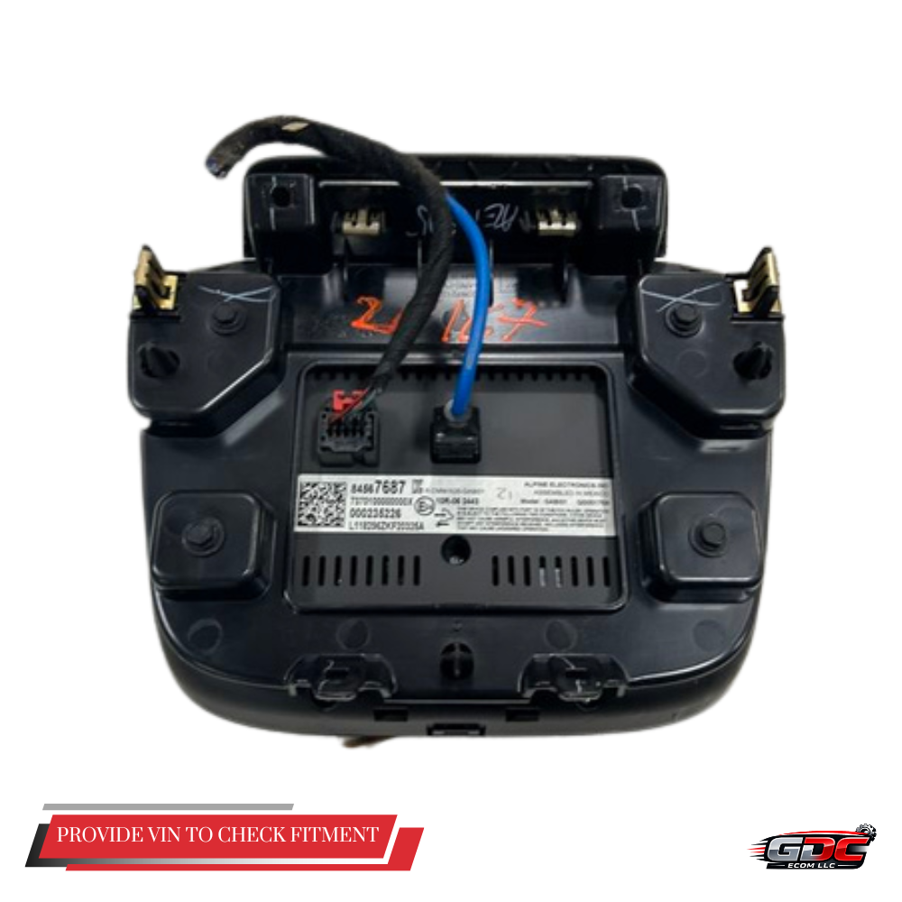 2019–2020 CHEVROLET MALIBU Control Panel Controller Display Screen OEM 84567687 — view 3