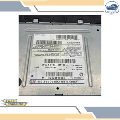 2010 Dodge Caravan Radio Receiver with Satellite OEM — view 2
