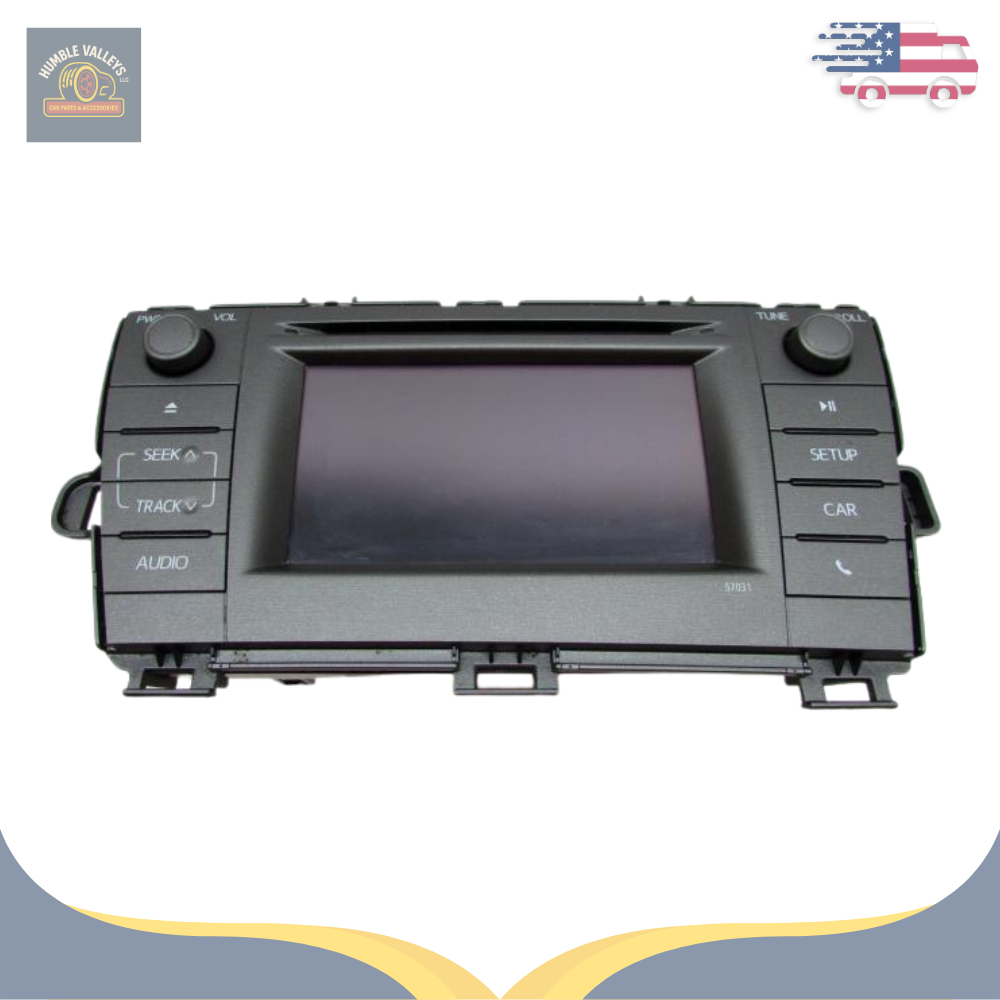 2012–2015 Toyota Prius Radio CD Player Single Disc 57031 OEM 12 13 14 15 — view 1