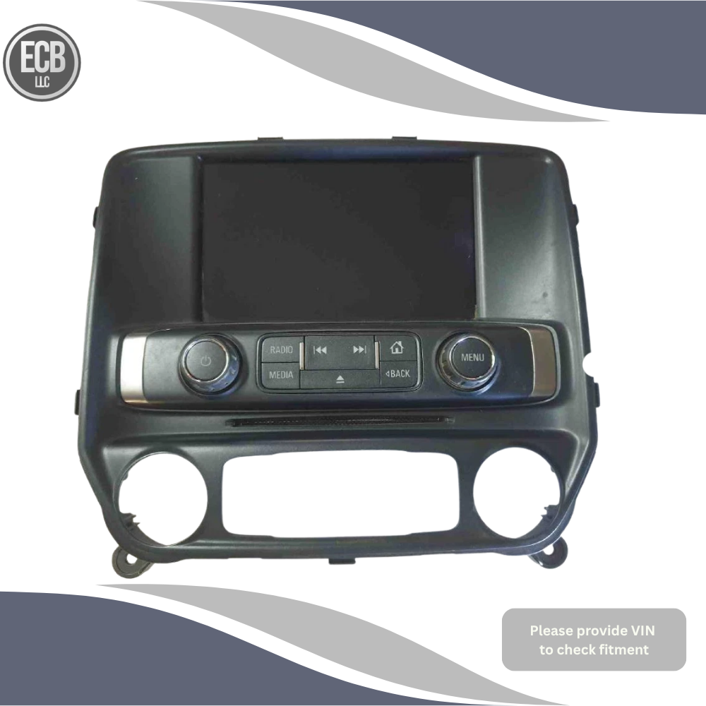 2017–2019 Chevrolet Silverado 1500 Radio Control Panel Display Screen OEM — view 1