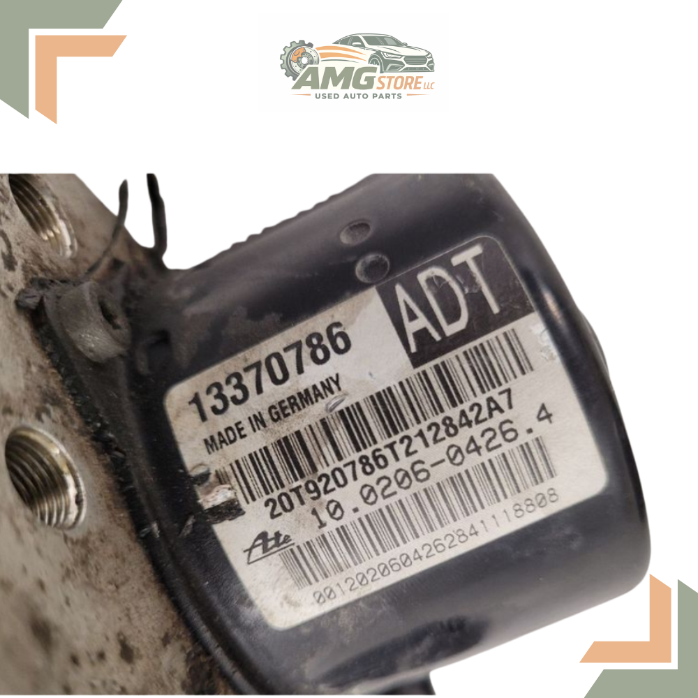 2012–2015 Chevrolet Cruze ABS Anti Lock Brake Actuator Pump 15 Rotors — view 3