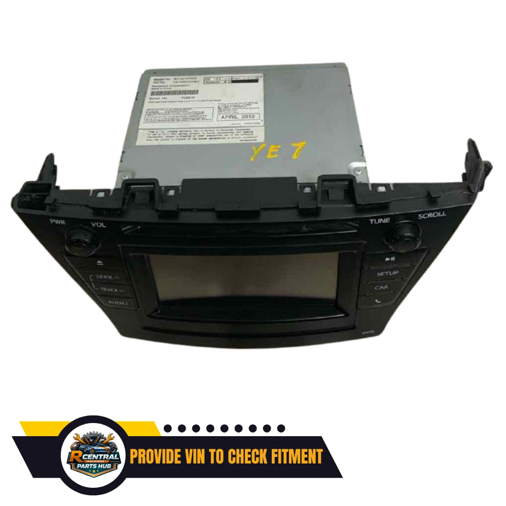 2012–2014 Toyota Prius V Display Screen CD Radio Receiver 57010 OEM — view 2