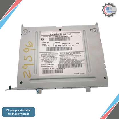 2012–2016 Chrysler Town & Country Multimedia SAT DVD Radio RBZ OEM — view 3