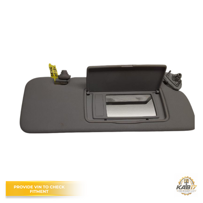 2007–2011 Honda CRV Passenger RH Sun Visor Gray OEM — view 1