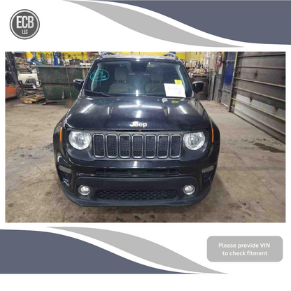 2015–2022 Jeep Renegade Left Driver Sun Visor Gray without Sunroof Illumination OEM — view 4