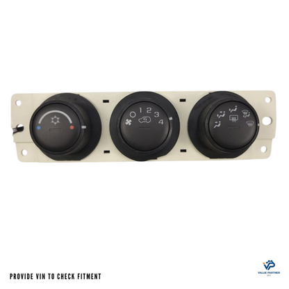 2006–2008 Hummer H3 Manual Climate AC Heater Temperature Control OEM — view 1