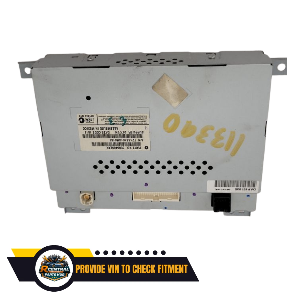 2011–2014 Chrysler 300 Dodge Charger Radio Info Information Display Screen OEM — view 2