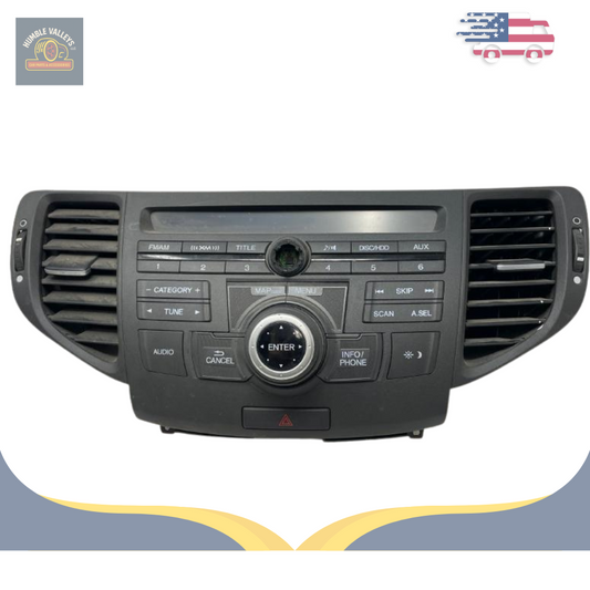 2011–2014 Acura TSX Radio Navigation Control Panel 12 13 — view 1