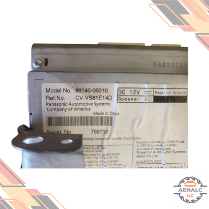 2012–2013 Toyota Camry Radio Display Receiver AM FM CD 57012 OEM — view 4