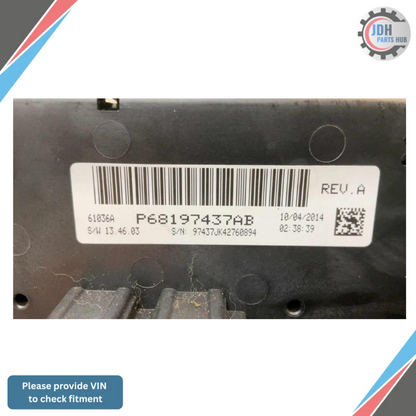 2014–2018 Jeep Wrangler Heater AC Temperature Control OEM — view 2