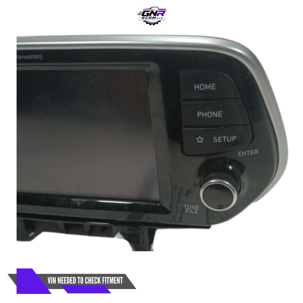 2019–2021 Hyundai Tucson AM FM Sirius XM Audio Radio Player Display Screen — view 4