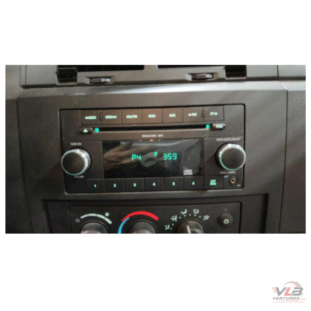 2011–2012 Dodge Caliber AM FM CD MP3 Radio Receiver RES OEM — view 2