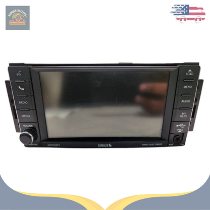2011–2017 Jeep Patriot Compass AM FM CD DVD Satellite Radio Receiver ID RBZ OEM — view 1