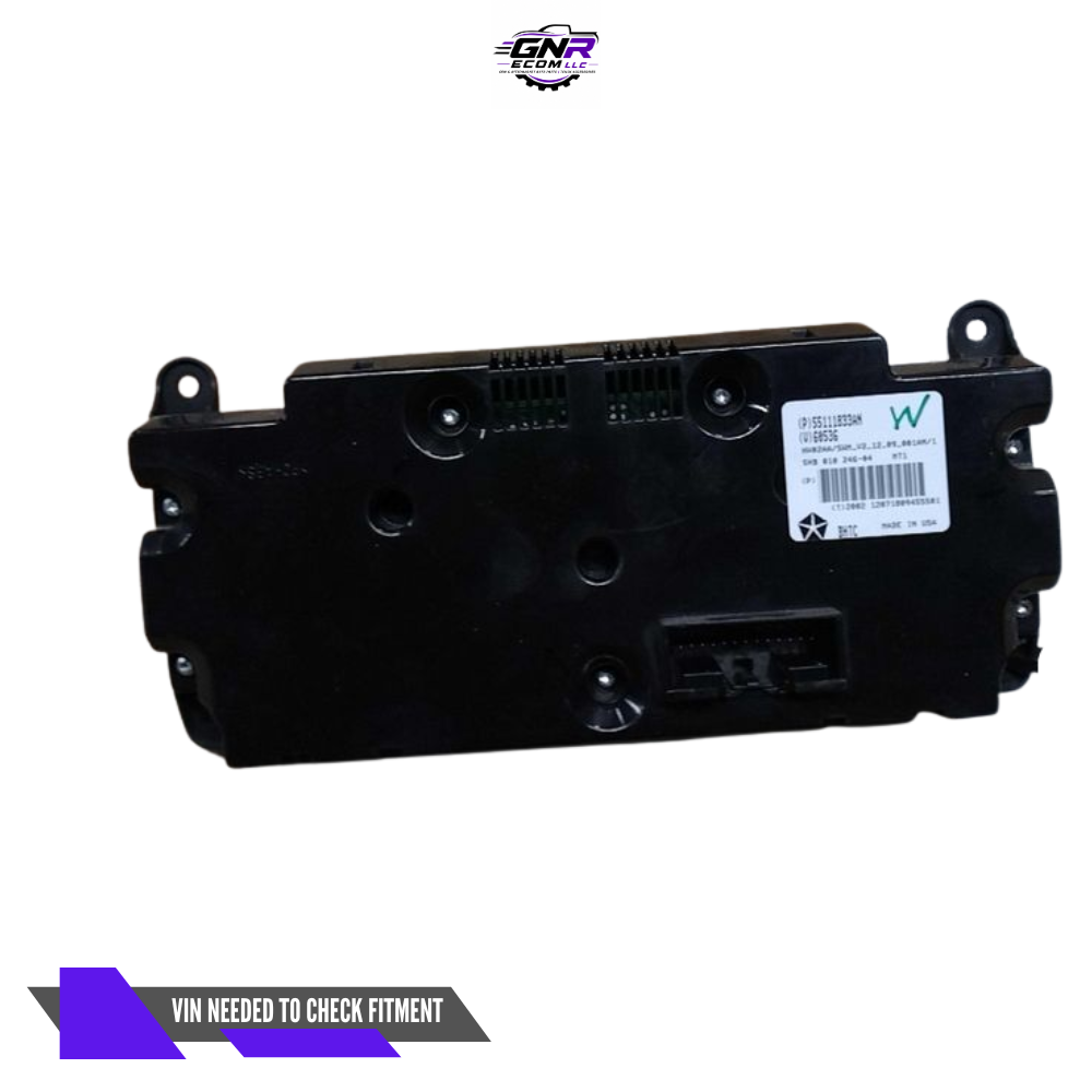 2011–2013 Jeep Grand Cherokee Manual Climate AC Heater Temperature Control OEM — view 2