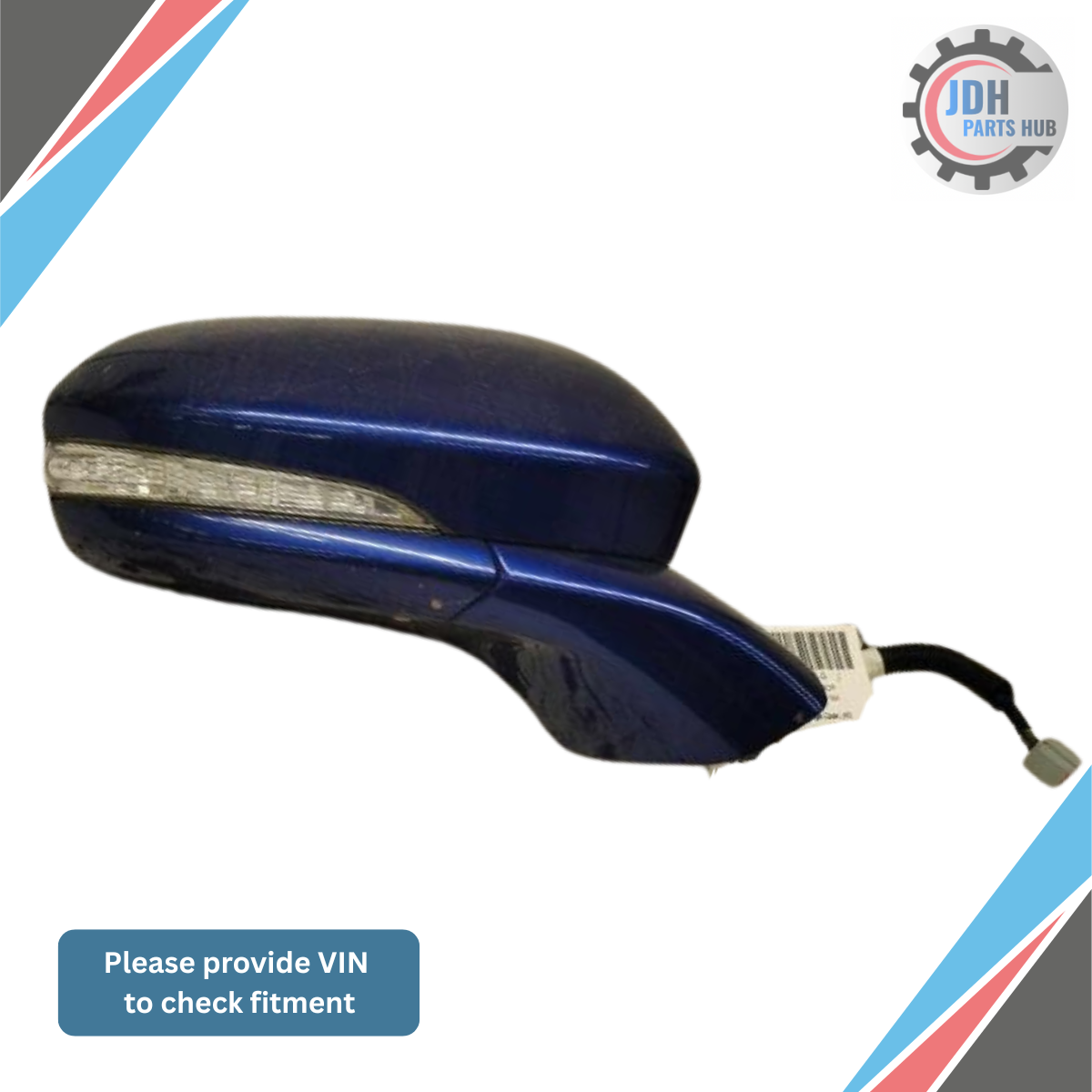 2013–2014 Ford Fusion Passenger Side Power Heated Door Mirror OEM — view 2