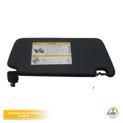 2015–2020 Mercedes-Benz GLA Class LH Driver Sunvisor with Mirror Black OEM — view 4