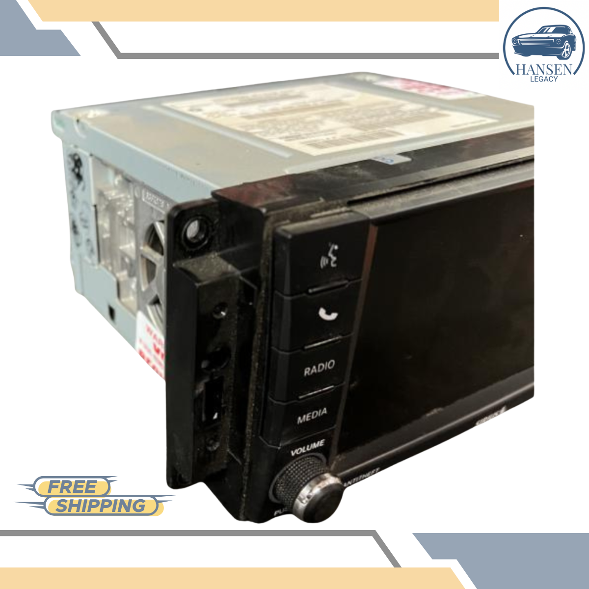 2013–2016 Chrysler Town & Country AM FM CD Navigation Radio Display Screen RHB — view 3