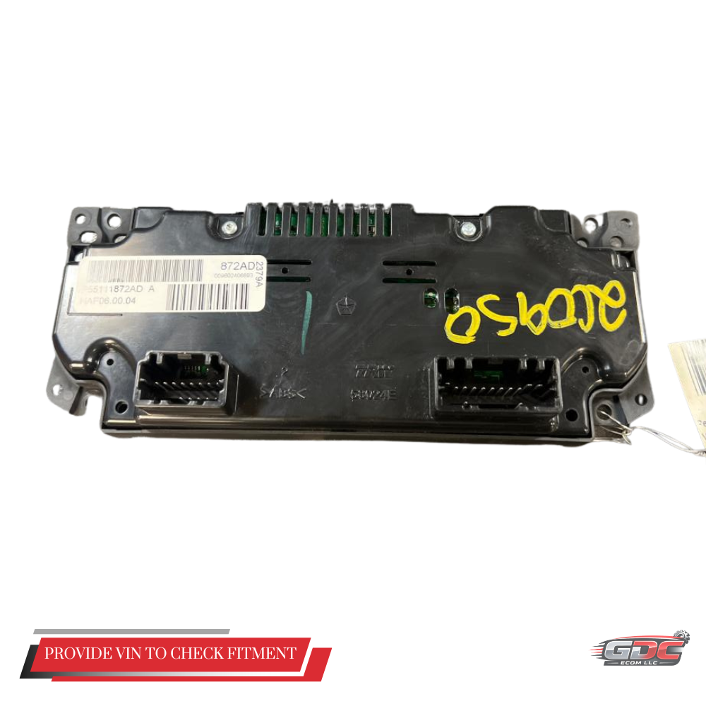 2008–2010 Chrysler 300 Climate AC Heater Temperature Control OEM — view 3