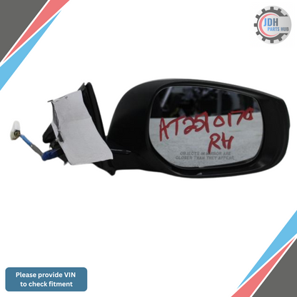 2014–2021 Infiniti Q50 Right Passenger Side Door Mirror Heated Gray — view 3