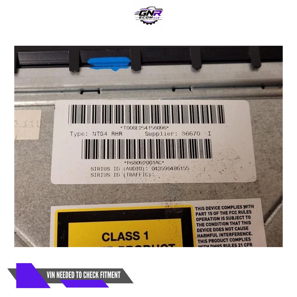 2012 Dodge Challenger AM FM Radio Receiver Display Screen RHR OEM — view 3