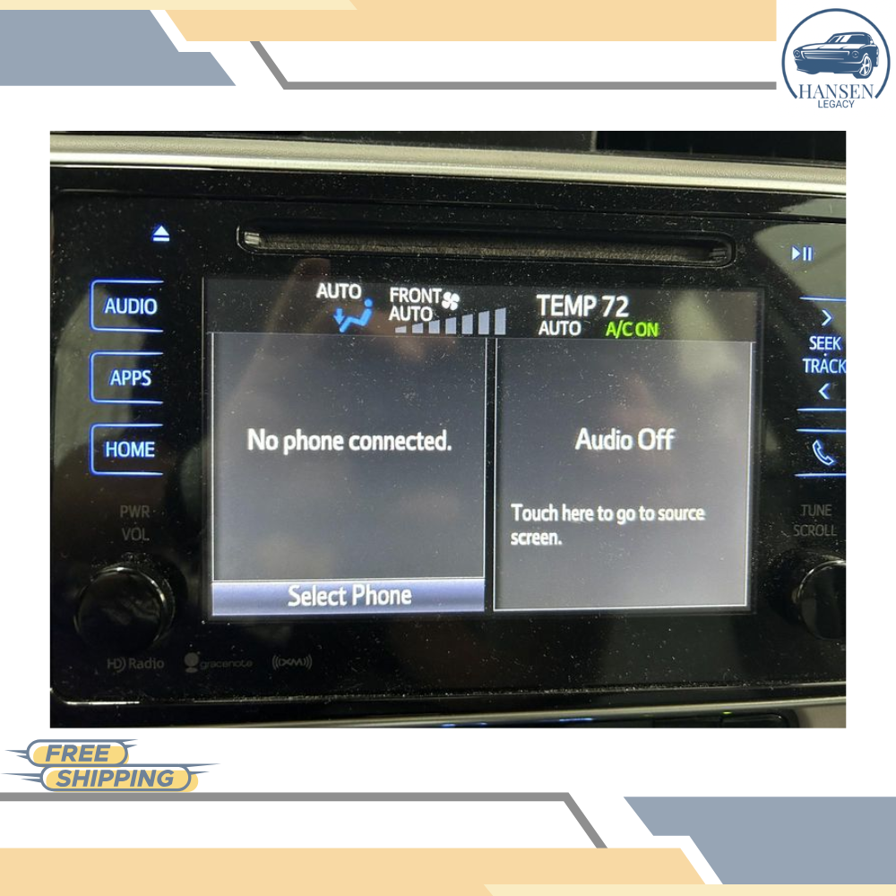 2017–2019 Toyota Corolla Radio Display Receiver 100638 OEM — view 4