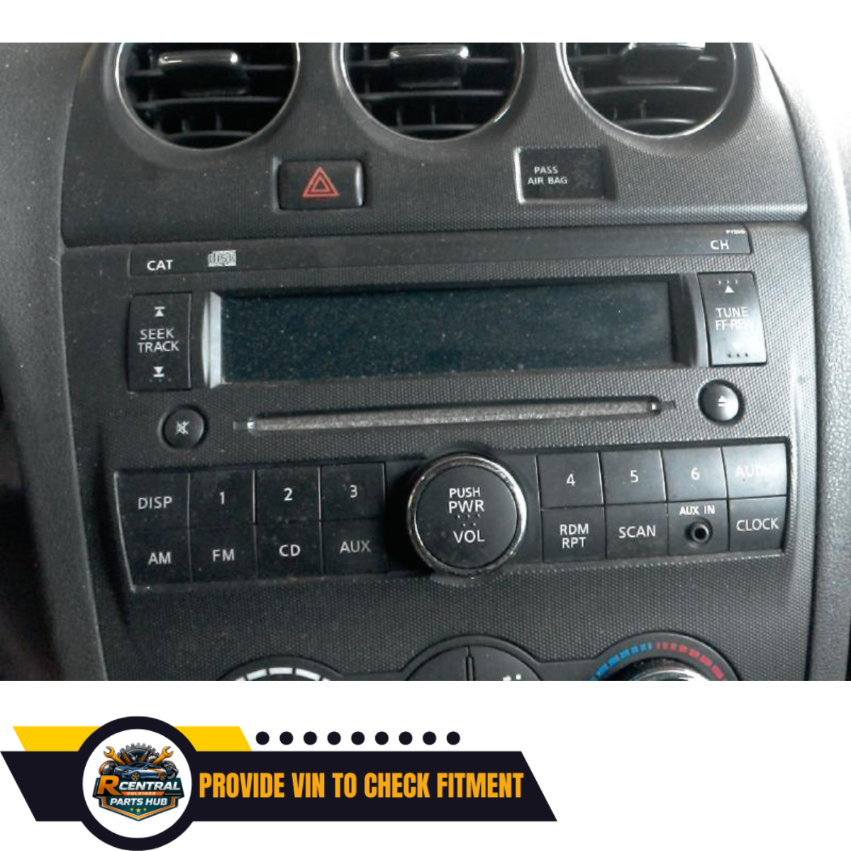 2010–2012 Nissan Altima Radio Receiver Player without Navigation System OEM — view 3