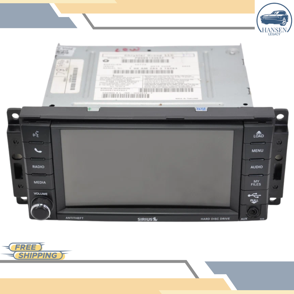 2011–2017 JEEP Dodge Challenger Chrysler Navigation 430n Radio Low RHB with CODE — view 1