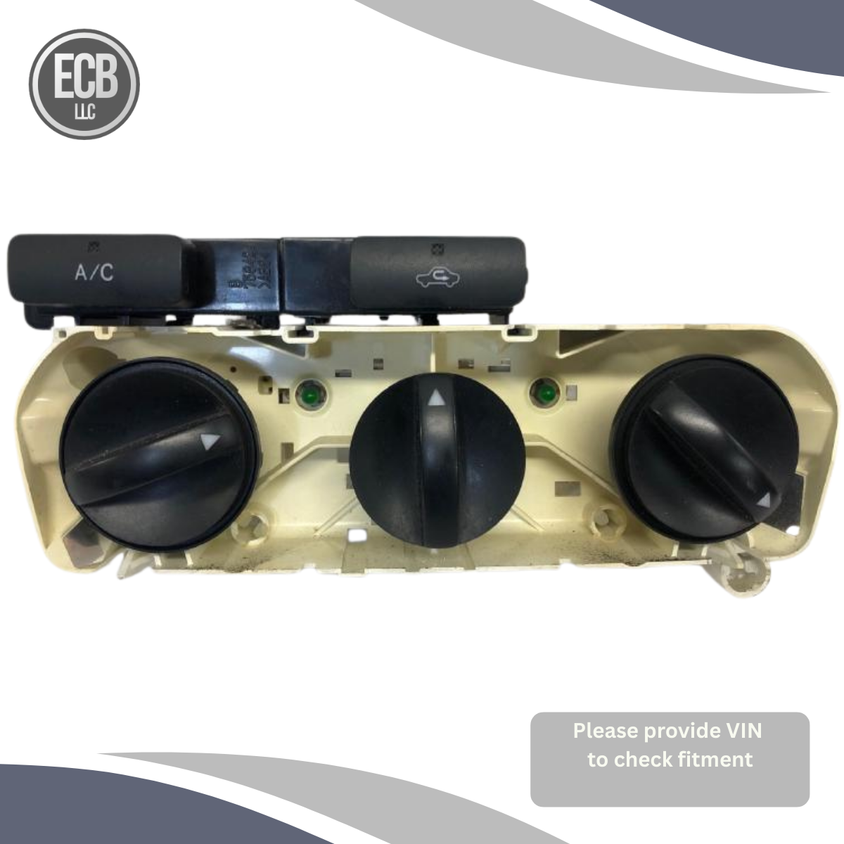 2003–2008 Toyota Corolla Manual AC Heater Climate Control OEM — view 2