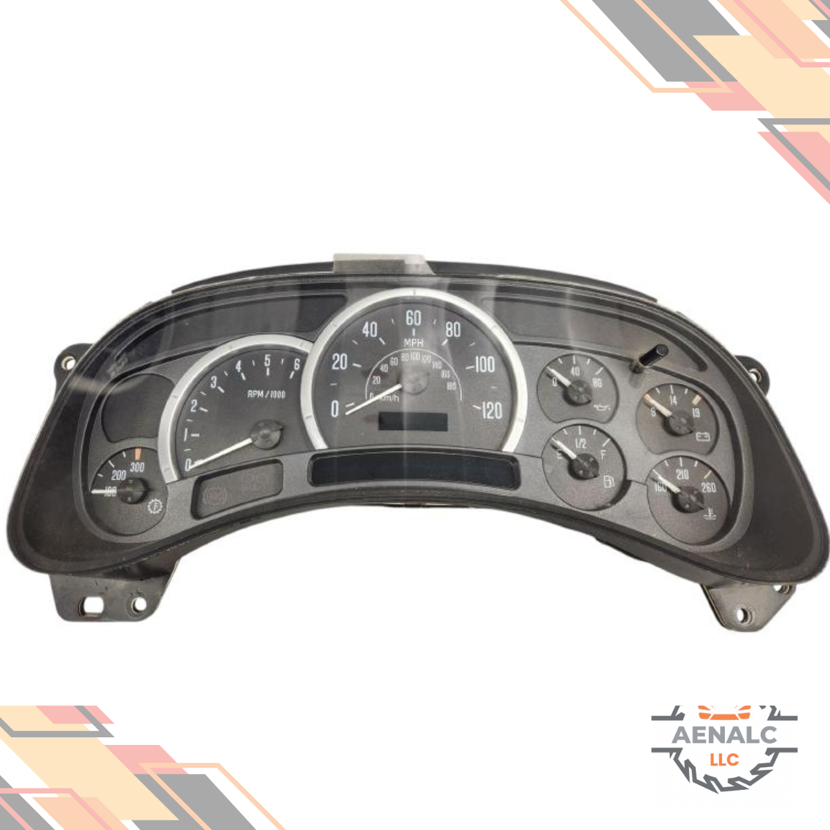 2003–2005 Cadillac Escalade ESV EXT Speedometer Gauges Cluster MPH with Tachometer — view 2