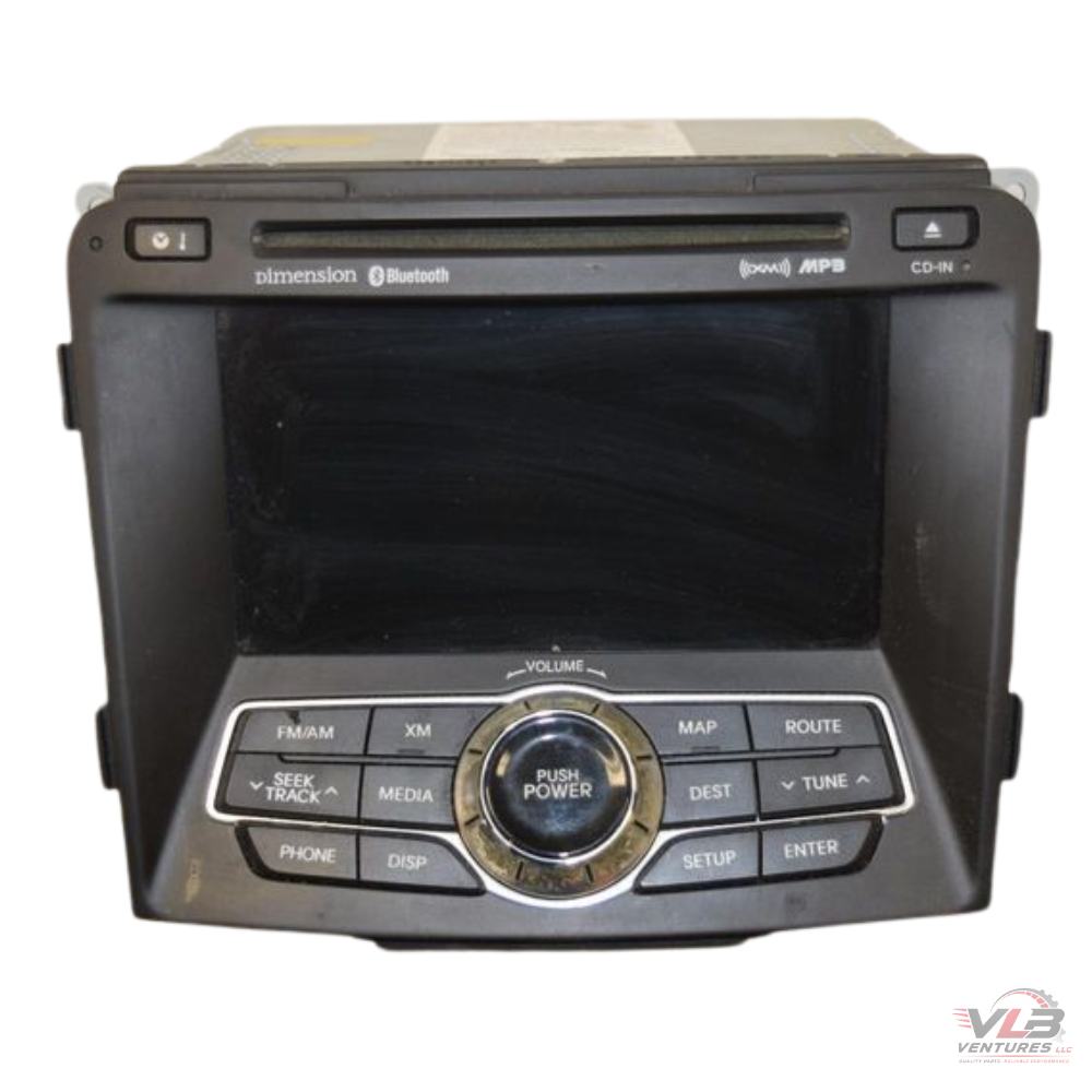 2011 Hyundai Sonata Radio Receiver with GPS Navigation OEM — view 1