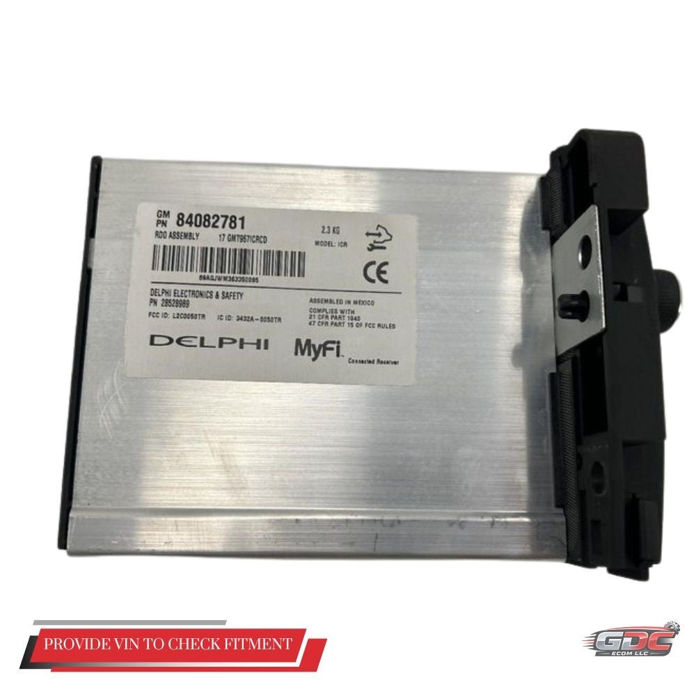 2016–2017 Chevrolet Traverse Enclave Radio Receiver Display ID 84082781 — view 2