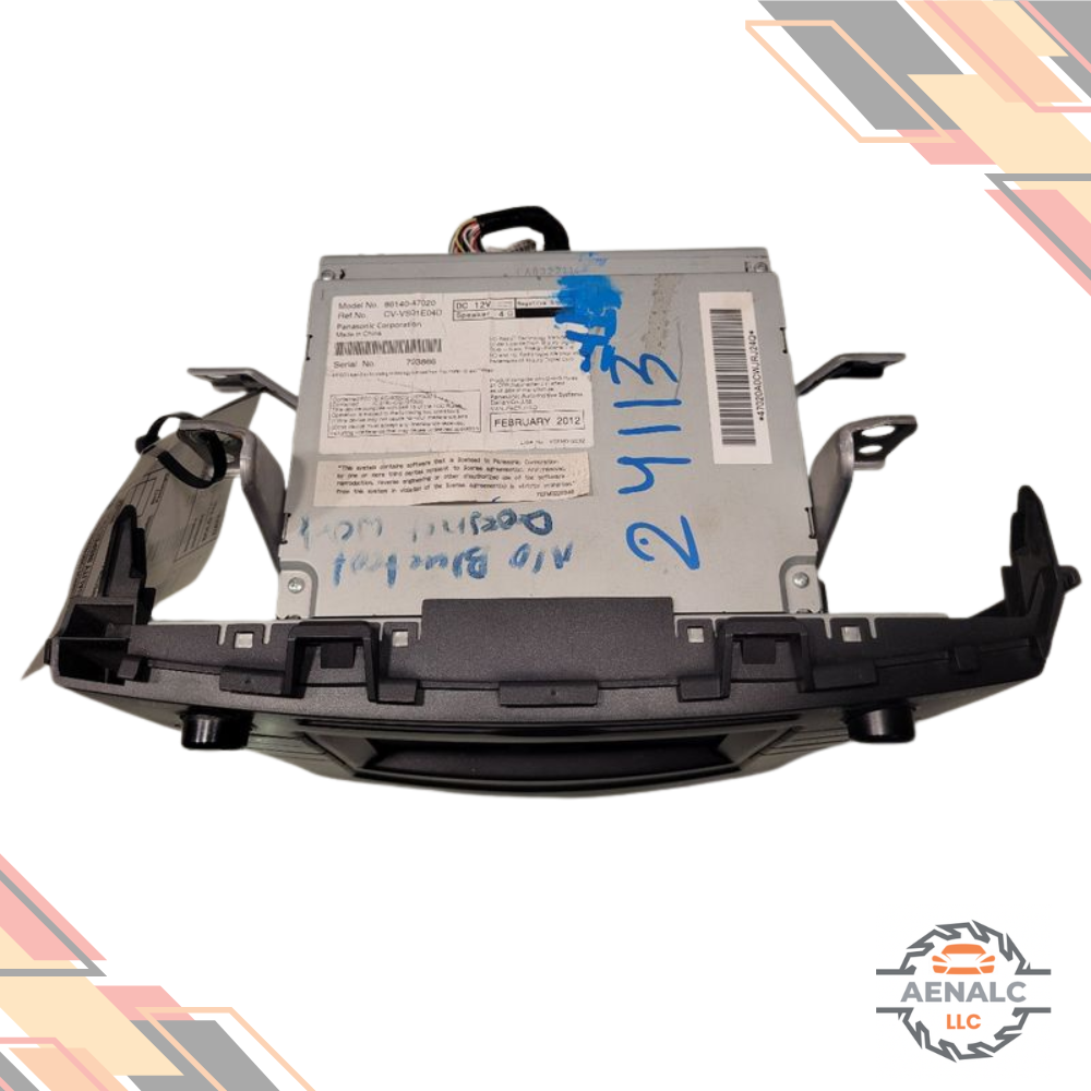 2012–2014 Toyota Prius Touch Screen Stereo AM FM XM HD Radio CD Player OEM — view 2
