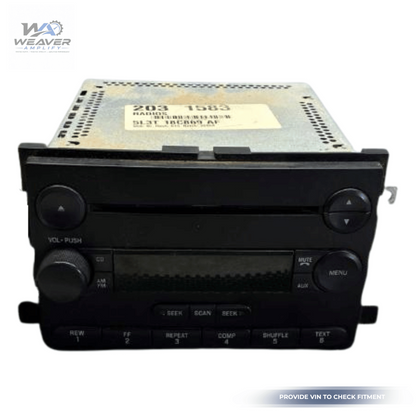 2005–2006 Ford F150 AM-FM-CD Player Radio 5L3T-18C869-AA OEM — view 1
