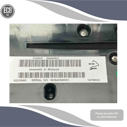 2010–2012 Chevrolet Camaro Radio Control Panel KA1 OEM — view 3