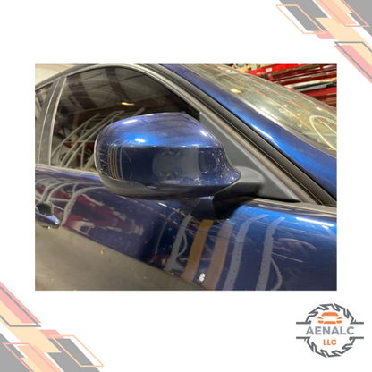 2009–2011 BMW 328i 335i 323 Passenger Right Side View Door Mirror Assembly Blue — view 1