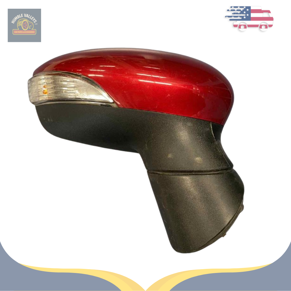2011–2019 Ford Fiesta Right Passenger Side Door Mirror Red Heated — view 1