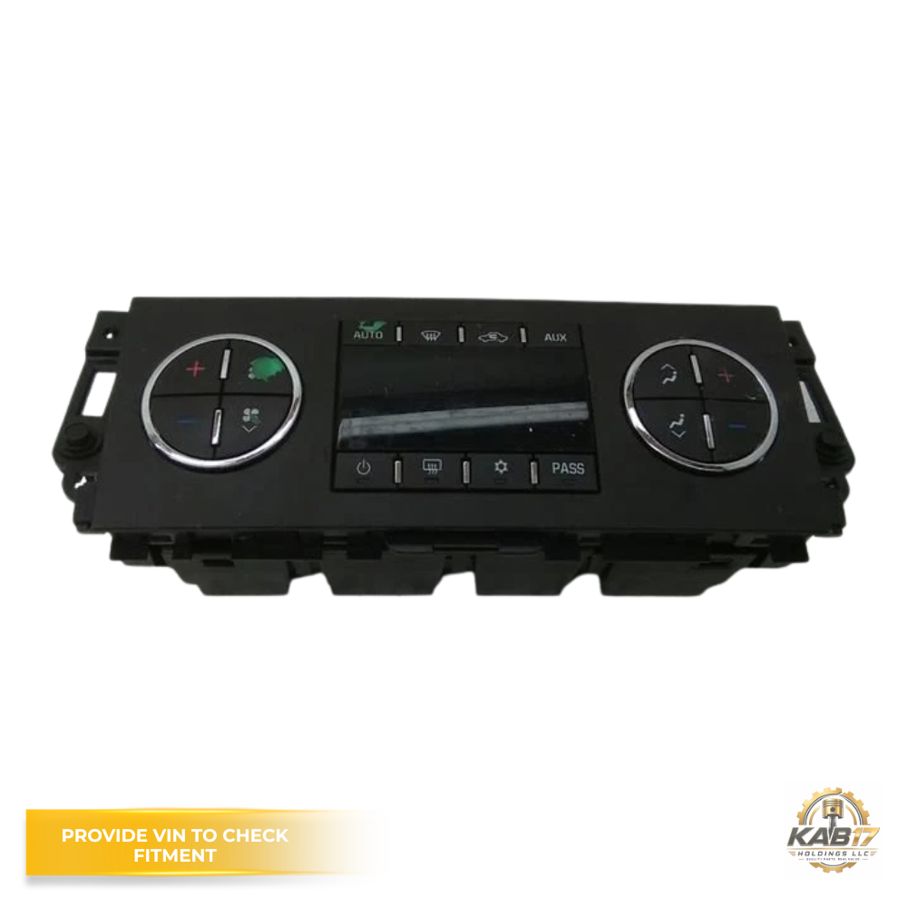 2007–2011 Chevrolet Tahoe AC Heater Temperature Climate Control OEM — view 2