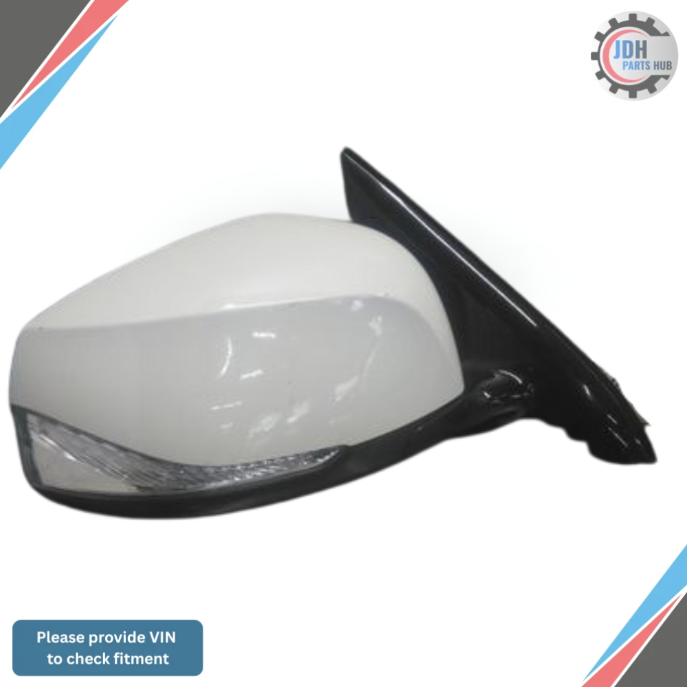 2017–2020 Infiniti QX60 Right Passenger Side Door Mirror Assembly White OEM — view 2