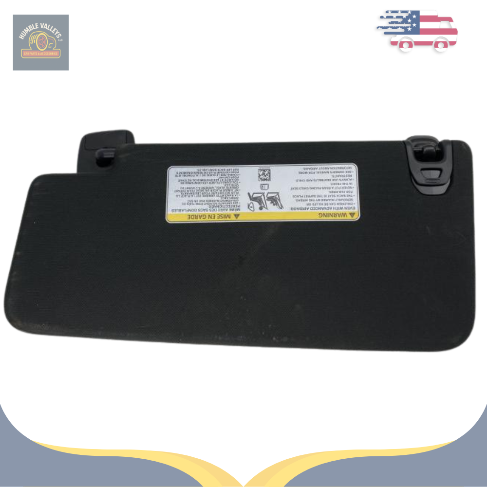 2019–2023 Dodge Ram 1500 Right Passenger Side Sun Visor Illumination Black OEM — view 1