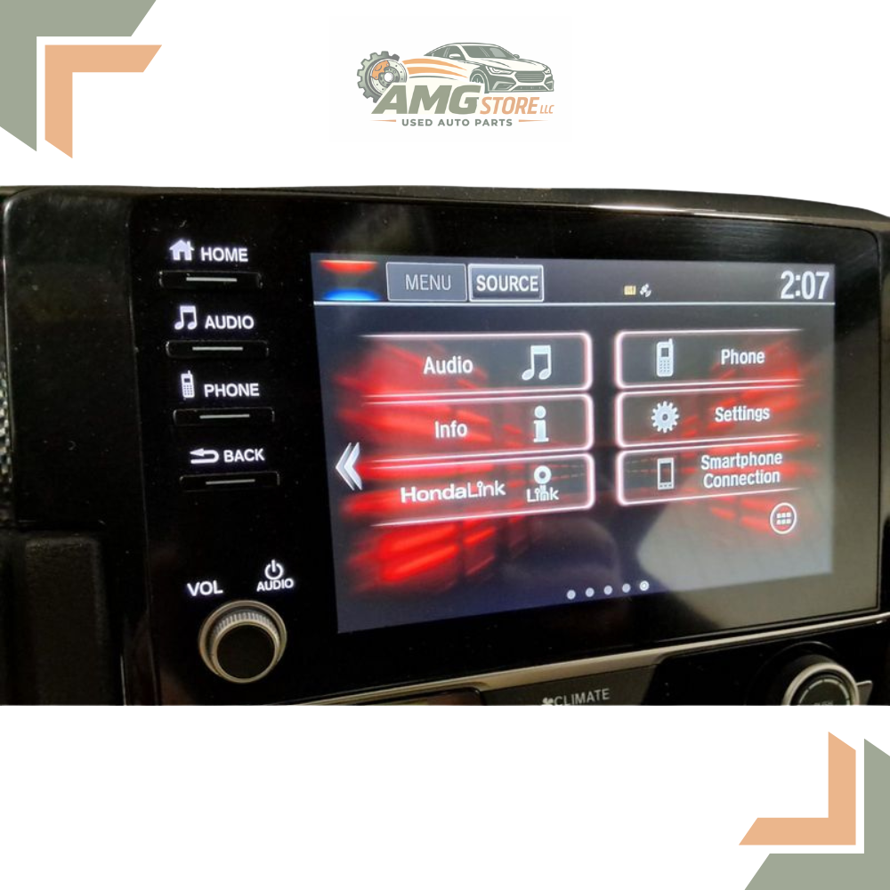 2019–2021 Honda Civic Info GPS TV Radio 7.0'' Inch Display Screen Factory OEM — view 3