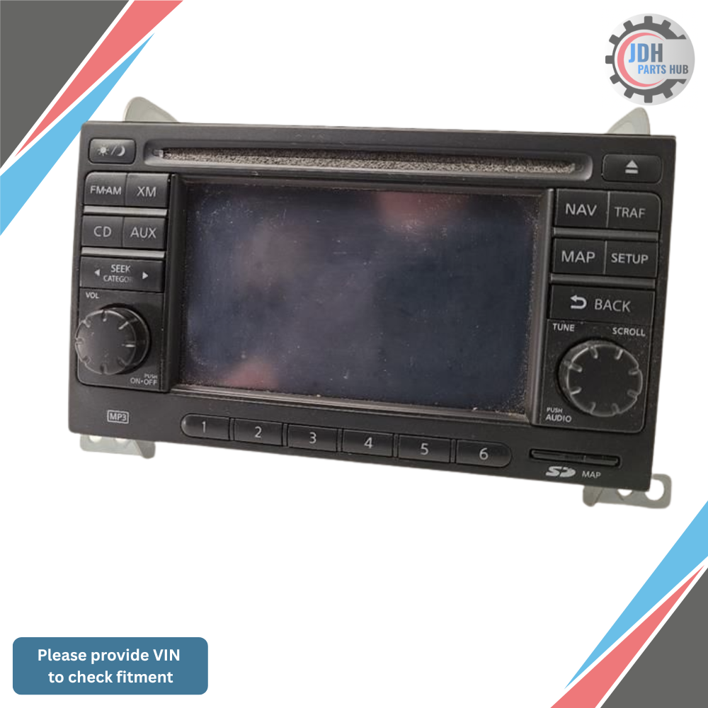 2011 Nissan Juke Radio Receiver Navigation with Display OEM — view 1