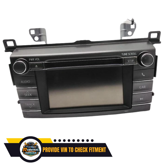 2013–2014 Toyota RAV4 Radio Display & Receiver Screen CD 100071 OEM — view 1