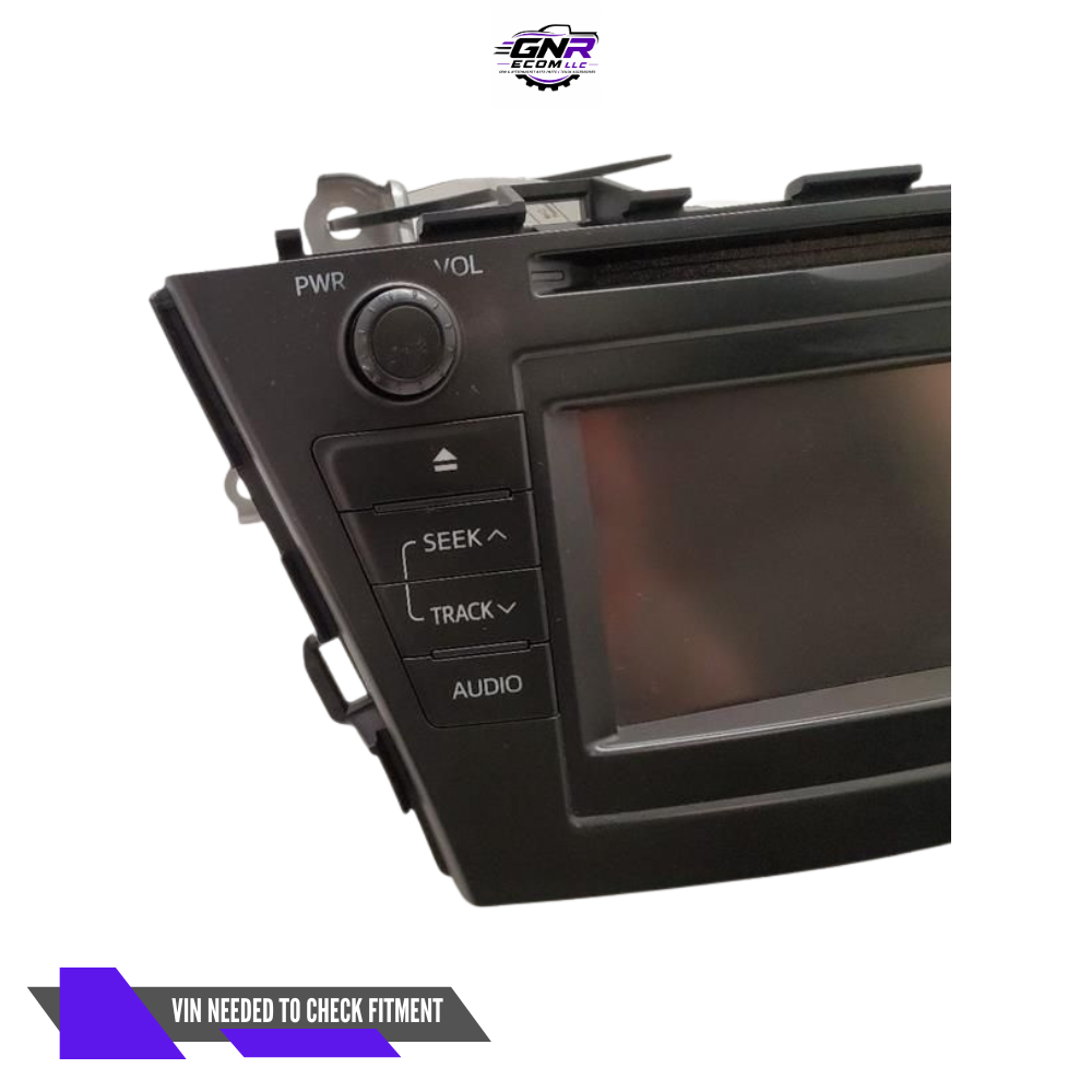 2012–2014 Toyota Prius V Display Screen CD Radio Receiver 57010 OEM 12-14 — view 2