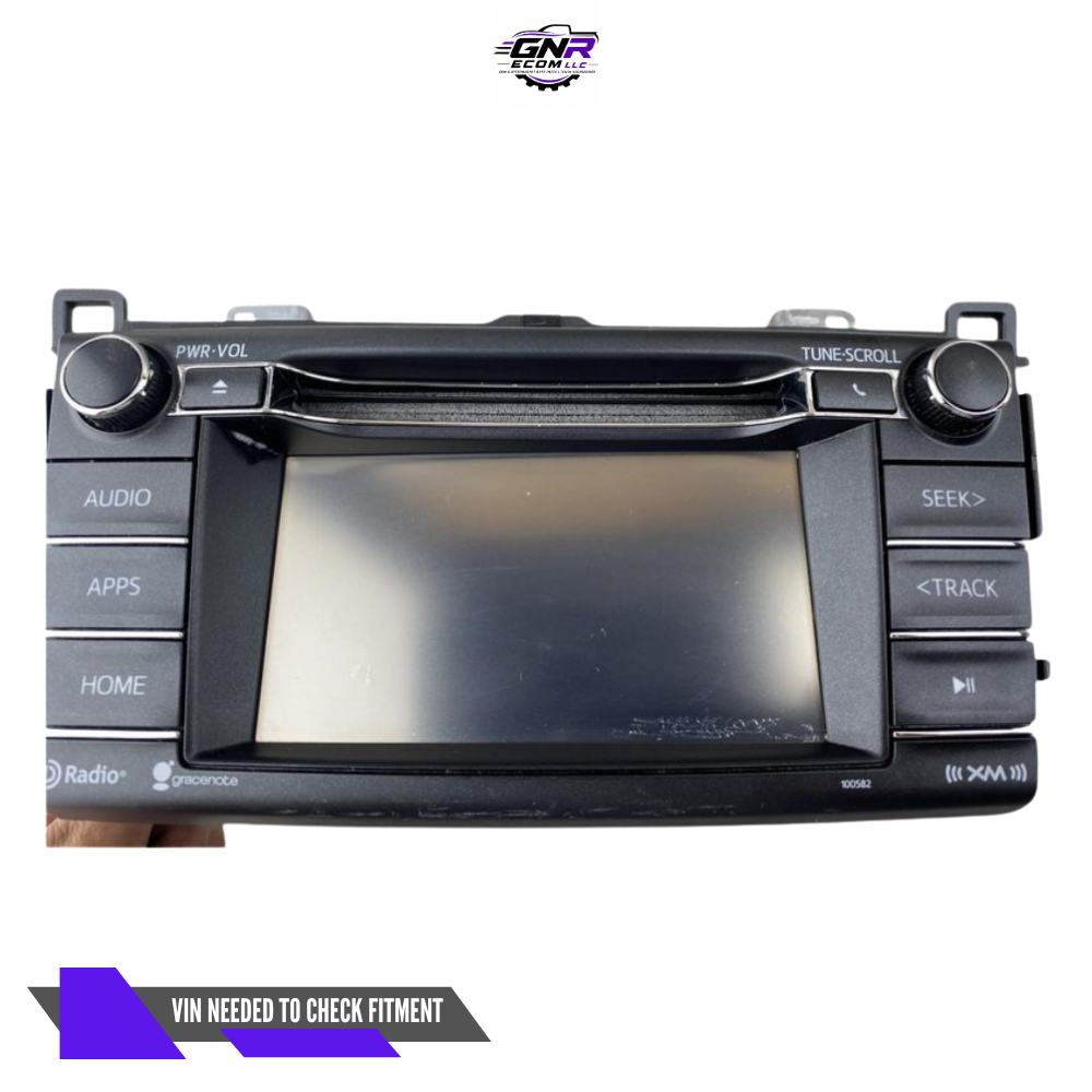 2016–2018 Toyota Rav4 AM FM CD Sirius XM Audio Radio Player Display Screen OEM — view 2