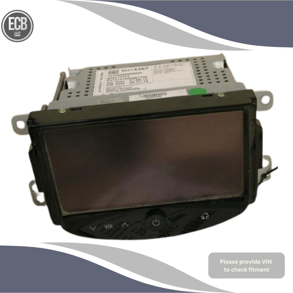 2014 Chevrolet Sonic AM FM MP3 Radio Receiver with Display OEM — view 1