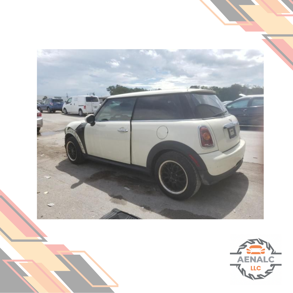 2011–2016 Mini Cooper Countryman Passenger Right Side View Door Mirror White RH — view 5